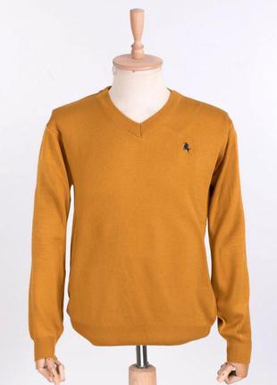 Мужской оранжевый свитер1 фото