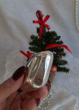 🌬❄ льдинка 🎄 ссср елочная игрушка новогодняя стеклянная в эмали5 фото