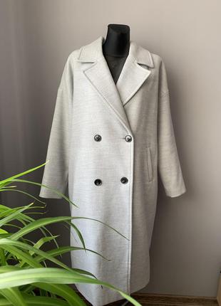 Vero moda двубортное тёплое демисезонное пальто.2 фото