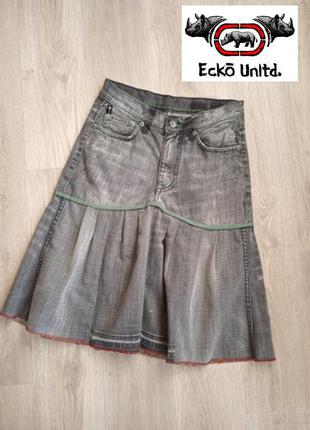 Ecko unlimited company джинсовая юба