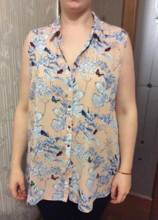 Блуза річна великого розміру