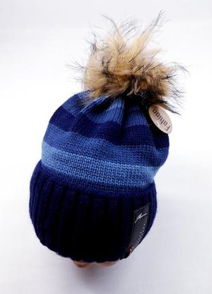 Зимняя шапка для мальчика