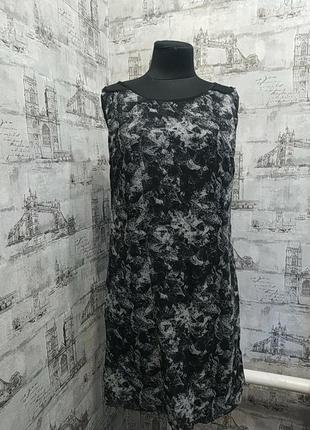Черный сарафан с красивой спиной и подкладкой1 фото
