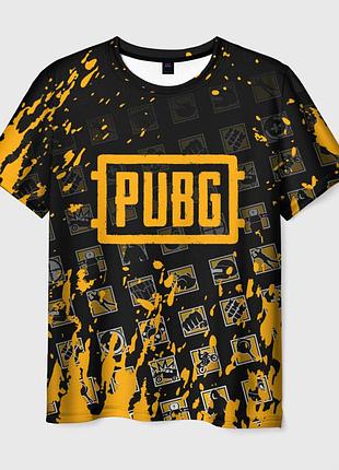 Футболка 3d с принтом «pubg»
