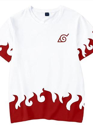 Футболка 3d с принтом «minato 4th hokage uniform style - naruto»