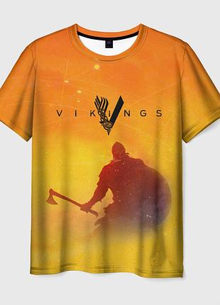 Футболка 3d з принтом «вікінги | vikings»