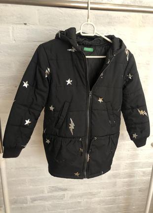 Куртка пальто benetton 130 см 7-8 лет