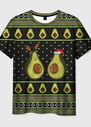 Футболка 3d з принтом «avo christmas»
