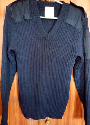 Теплый свитер сommando шерсть,размер l-xl