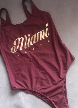 Слитный купальник miami beach prinark 796 14 eur 42