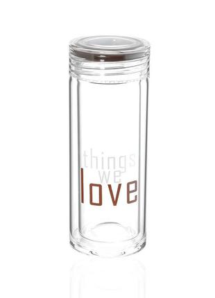 Бутылка для воды love 300мл 2328201