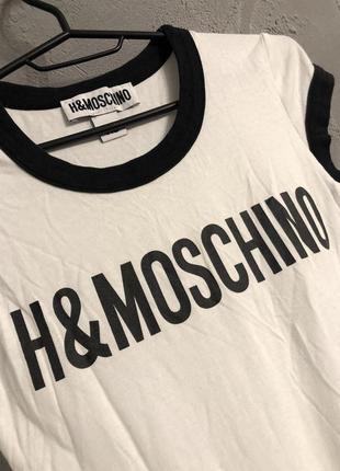 H&m moschino футболка оригинальная коллаборация москино2 фото