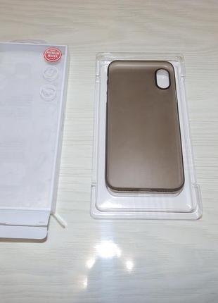 Чохол baseus wing case ultra slim iphone x/xs transparent3 фото