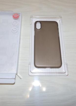 Чехол baseus wing case ultra slim для iphone x/xs transparent2 фото