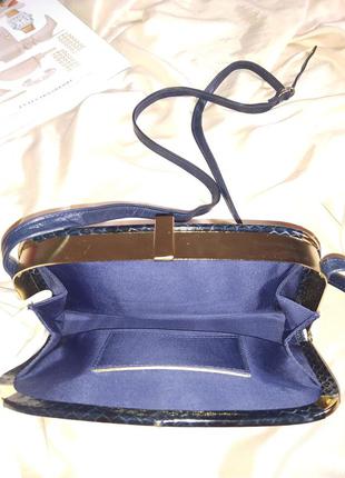 Винтажная сумочка с кожи змеи3 фото