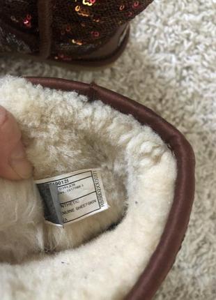 Угги ugg оригинал в паетках 22 см стелька6 фото