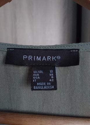 Блуза primark размер м, оливкового цвета4 фото