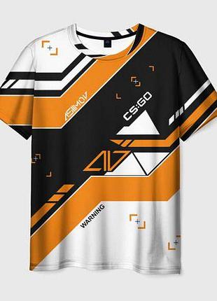 Футболка 3d с принтом «cs:go - asiimov inverted»