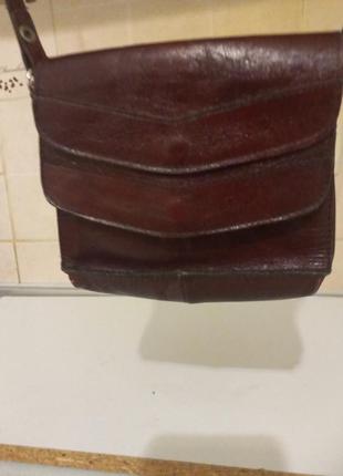 #genuine leather#бразилия # кожаная сумочка\кошелек#1 фото