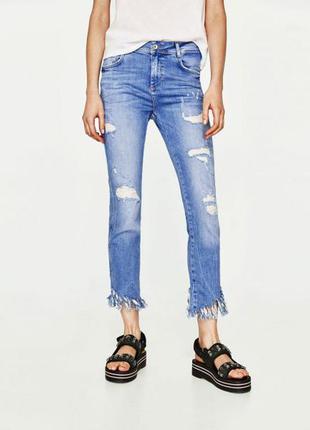 Крутые рваные джинсы