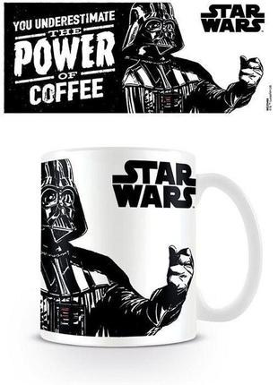 Кружка с принтом «the power of coffee. star wars»1 фото