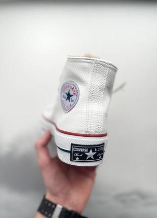 Кроссовки не меху converse all star white6 фото