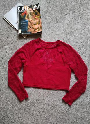 Бордовая блуза river island