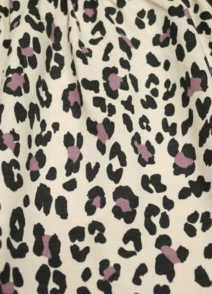 Платье бледно- розовое с леопардовым принтом george4 фото