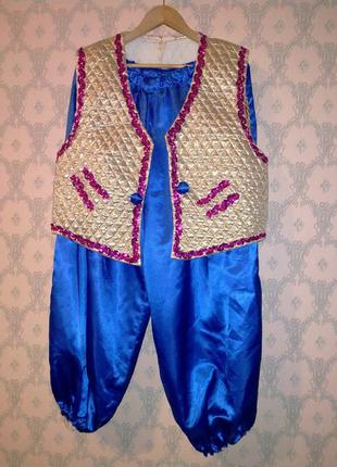 Карнавальний костюм аладіна в східному стилі жилетка штани1 фото
