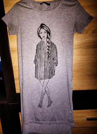 Туніка з принтом