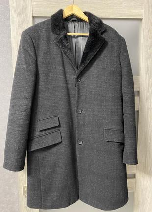Мужское классическое осенне пальто тренч1 фото