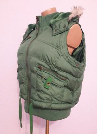Стьобана куртка-безрукавка жилеткаvintage edition2 фото