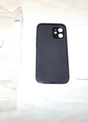 Tpu+glass чохол glossy logo full camera для apple iphone 11 (6.1 )4 фото