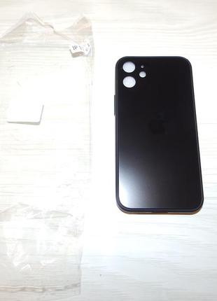 Tpu+glass чохол glossy logo full camera для apple iphone 11 (6.1 )2 фото