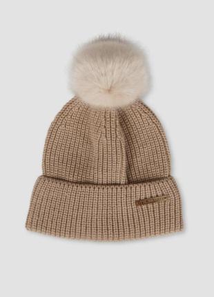 Шапка trussardi бежева