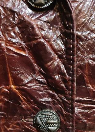 Кожаный пиджак куртка натуральная кожа р.m-l, la force collection5 фото