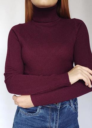 Гольф рубчик водолазка свитер светер джемпер пуловер кофта5 фото