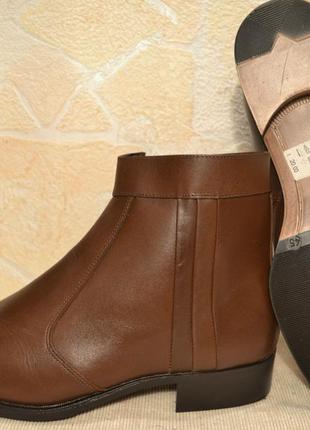 Германия diplomat оригинал! натуральная кожа! коричневые классические комфортные ботинки 1000пар тут4 фото