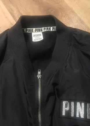Pink victoria's secret бомбер