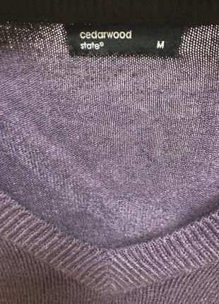 Светр, пуловер з v-подібним вирізом cedarwood state8 фото