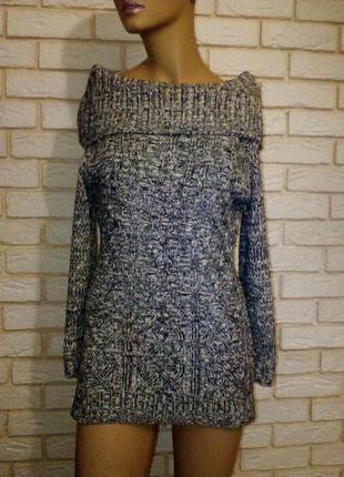 Подовжений светр - туніка