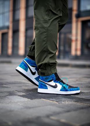 Nike jordan retro 1 high мужские кожаные кроссовки найк аир джордан2 фото