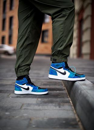 Nike jordan retro 1 high мужские кожаные кроссовки найк аир джордан7 фото