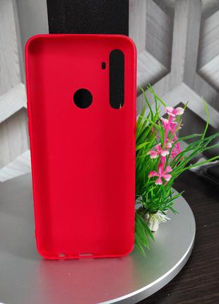 Силиконовый чехол для realme 5 / 6i красный2 фото