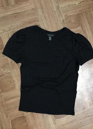 Черная футболка new look