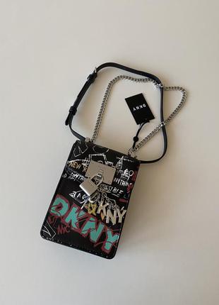 Сумка из натуральной кожи от dkny