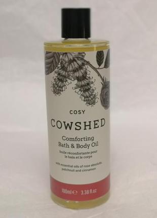 Ніжне масло для ванни і тіла з пряним ароматом квітів cowshed cosy bath & body oil 100 мл2 фото