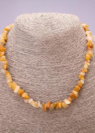 Бусы натуральный камень