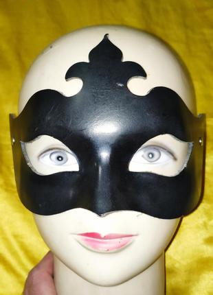 Стильная маскарадная карнавальная маска.пиковая дама.с-л-хл.унисекс