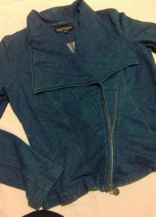 Куртка косуха ткань под джинс1 фото